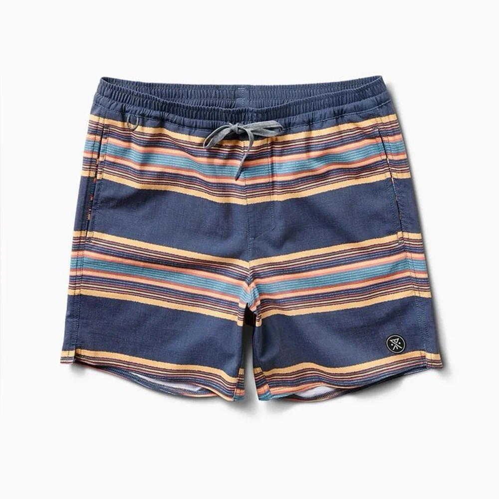 Roark Electric Malam Board Shorts Mens XL Striped Swim Suit Summer Beach Pool